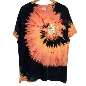 Bleach Tie Dye Swirl Cabo Beach Cabo San Lucas Short Sleeve T-Shirt Size XL